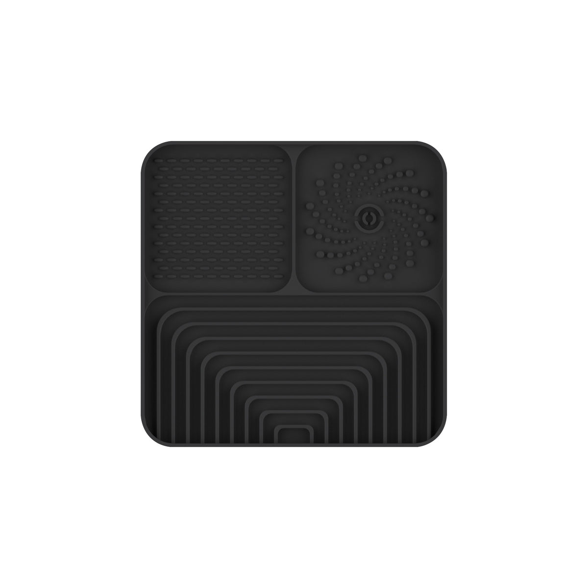 Silicone Pet Lick Mat Slow Feeder Tray with Suction Cup Non-Slip Base for Cats and Dogs