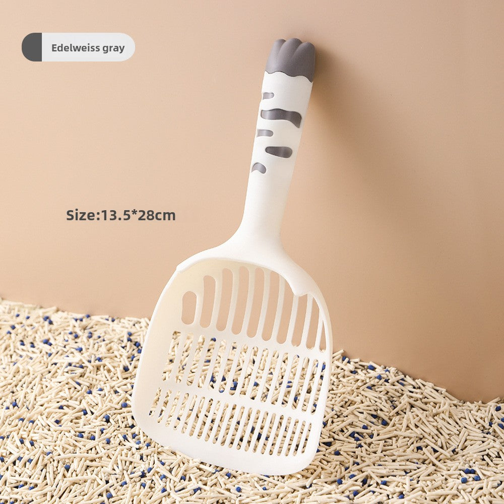 Large Fine-Pore Cat Litter Scoop, Thick ABS Sifter