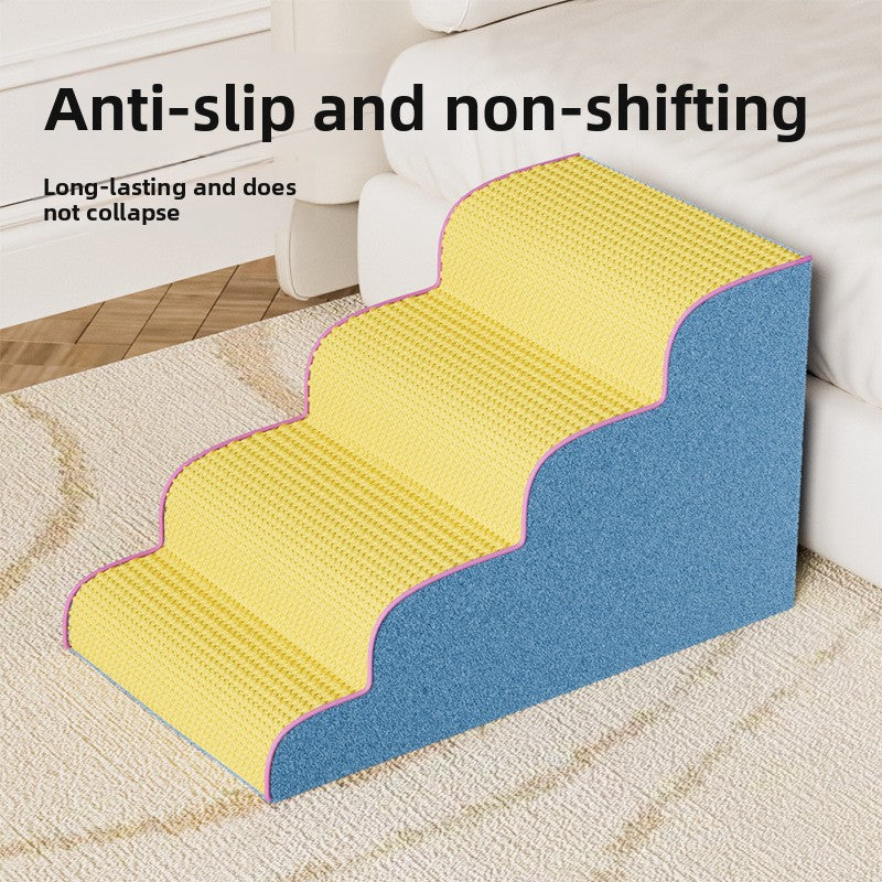 Washable foam pet stairs with gentle slope, photo 16 of 17