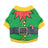 Cotton holiday pet T-shirt for small dogs and cats, in a home setting