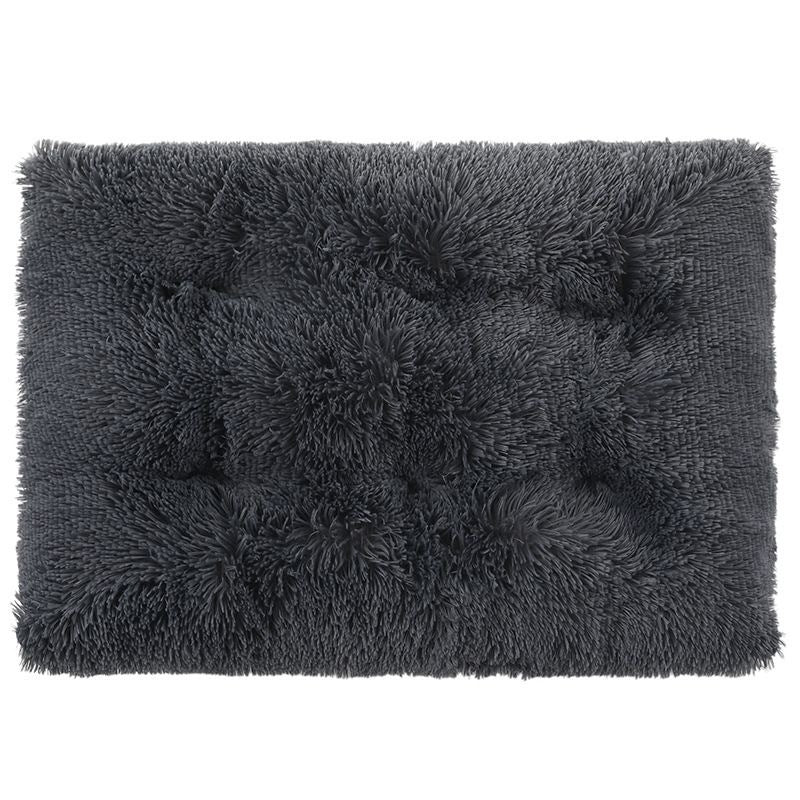 Thick plush dog crate mat and cat bed pad, detail photo 4