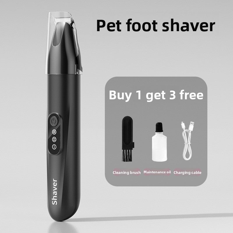 Wide Blade Pet Hair Trimmer with Dust Cover, Quiet Rechargeable