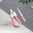Stainless Steel Pet Nail Clippers with Wave or Curved Handle