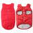 Hooded waterproof dog vest jackets in two styles