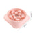 Heart-Shaped Pet Slow Feeder Bowl