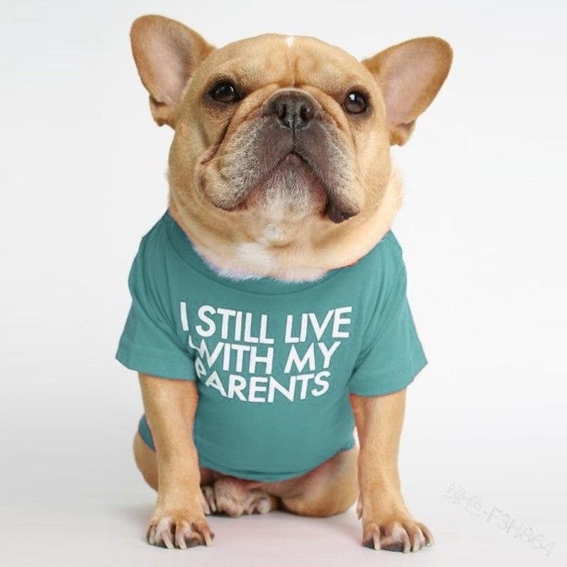 Round neck printed t shirt for small dogs and cats, image 85