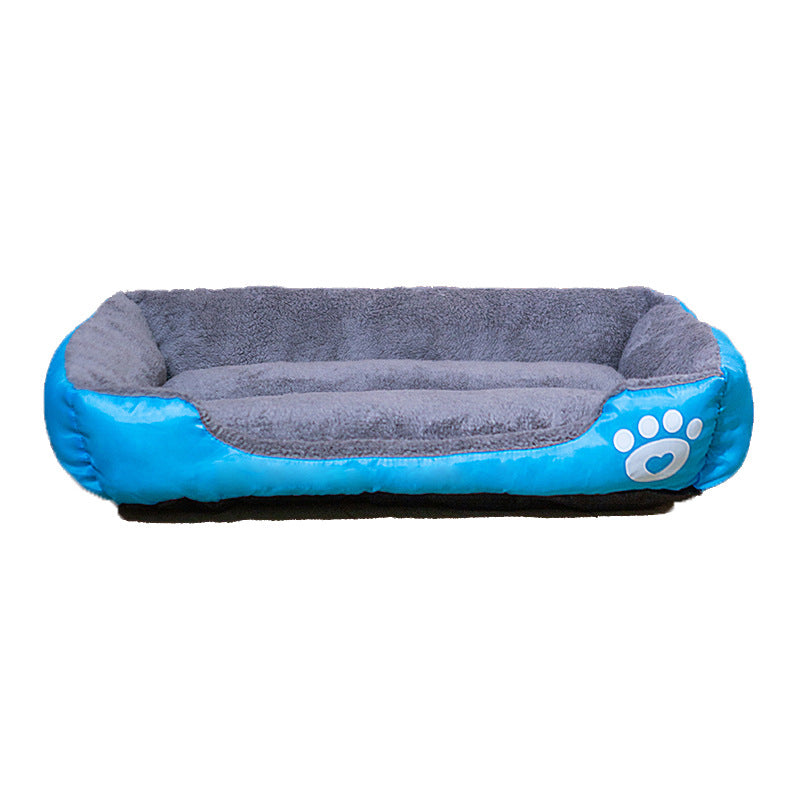 Arctic Velvet Cat Bed with Waterproof Layer, Warm Nest