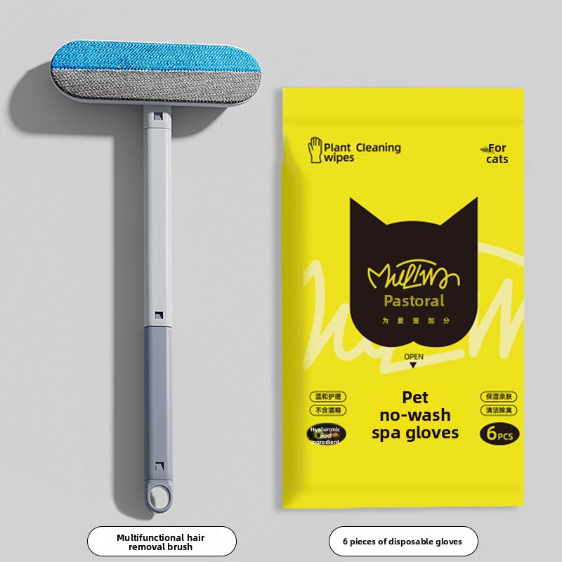 Pet Hair Removal and Deshedding Brush Set for Dogs and Cats