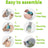 Portable All-in-One Cat Litter Scoop with Built-In Bag Storage