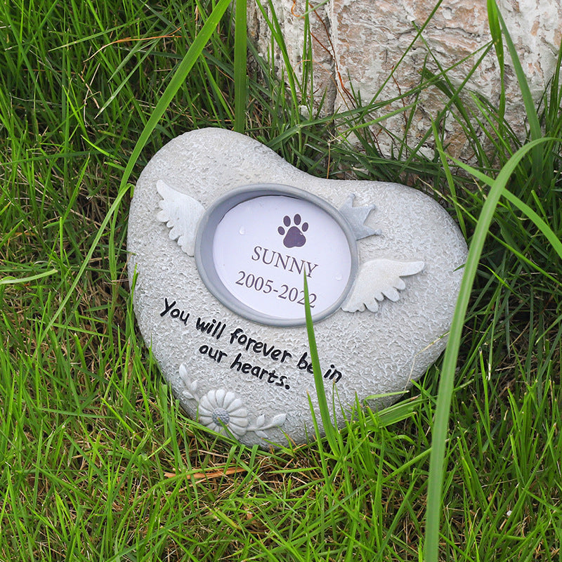 Pet Memorial Stone Resin Craft Ornament