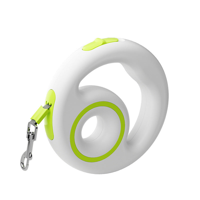 Round retractable pet lead for dogs and cats, available from Pet Royale UK