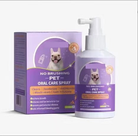 Tooth Cleaning Spray for Dogs and Cats, Fresh Breath Care