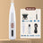 Waterproof Mini Face and Paw Shaver, Quiet Ceramic Blade with LED