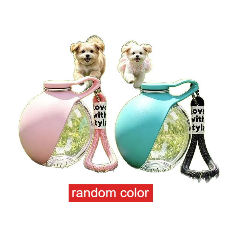 Foldable Portable Pet Water Bottle 285ml, Leak-Proof Travel Cup for Dogs and Cats