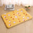 Double-sided thick flannel pet mat with grey stars