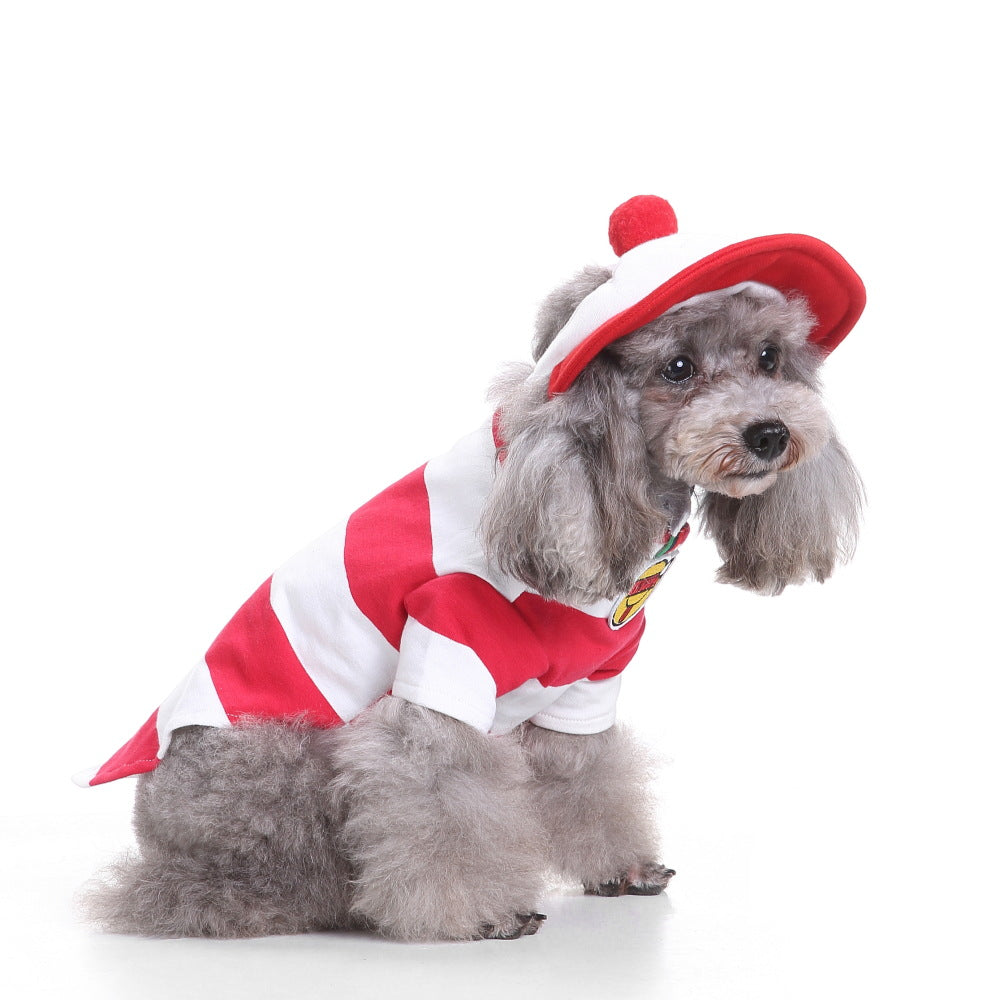 Christmas and Halloween pet costumes in 14 designs