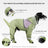 Full body four leg dog raincoats in twelve styles