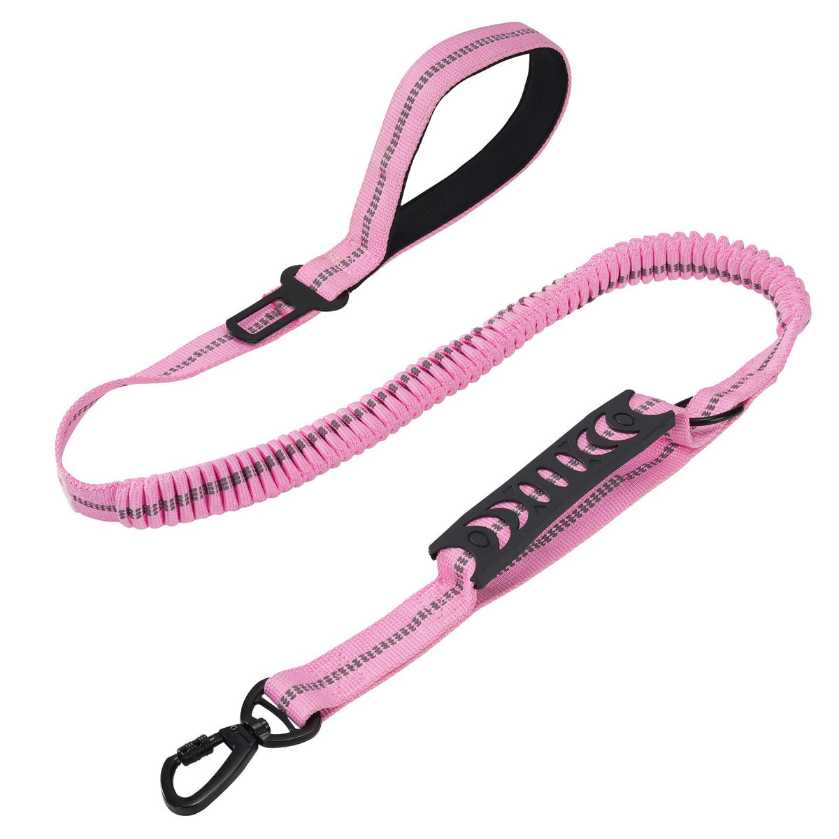 Stretchy bungee dog lead, close-up detail view from Pet Royale UK