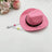Western felt cowboy hat for small dogs and cats, material detail