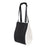 Black fleece lined rear support harness for senior dogs, product image 2