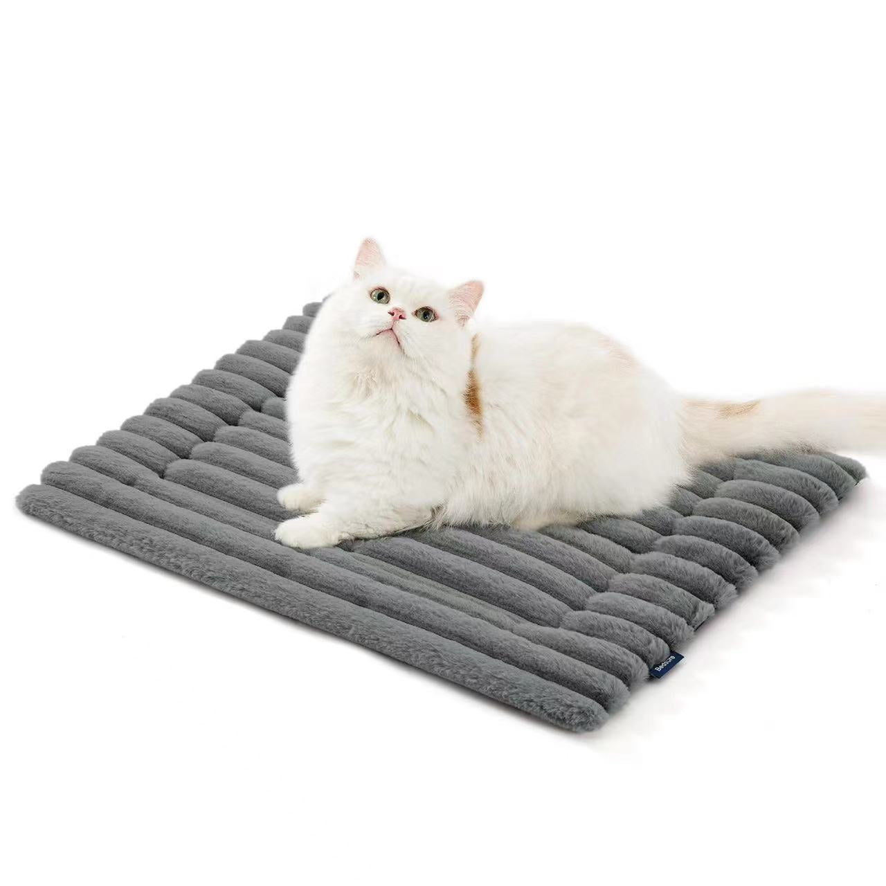 Velvet Pet Kennel Bed for Winter, Soft Plush Dogs and Cats