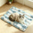 White shark print cooling gel pet mat for cats, photo 4