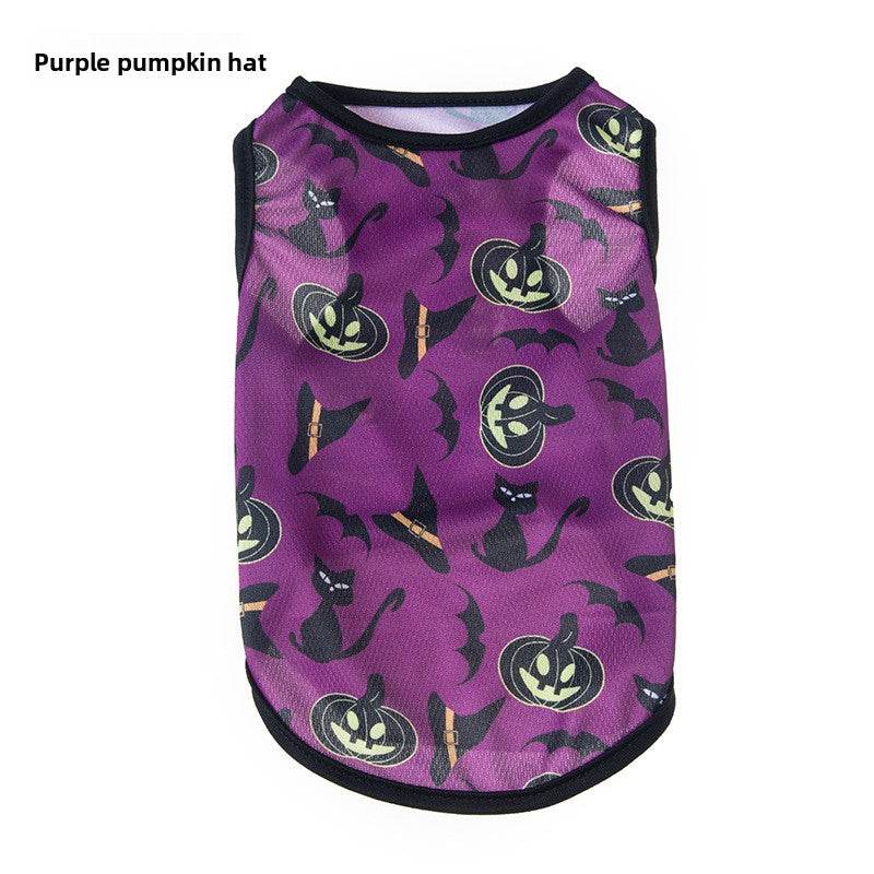 Halloween print vest for dogs and cats, available in 11 styles, image 48
