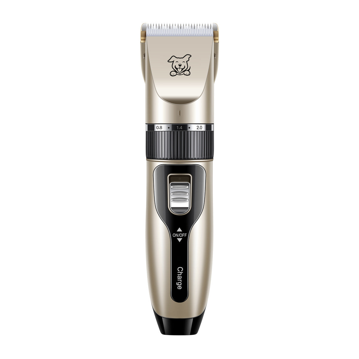 Ceramic Blade Dog Clippers with 4 Guide Combs, USB Rechargeable