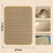Washable Double Layer Cat Litter Mat, Anti-Tracking Floor Guard