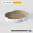 Round corrugated cat scratcher bed lounger with printed design, view 12 of 16
