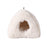 Enclosed triangle cat nest bed with cosy entrance opening, photo 15