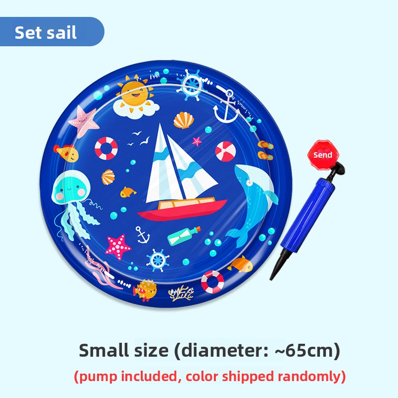 Sail print pet cooling water mat for dogs and cats, photo 6