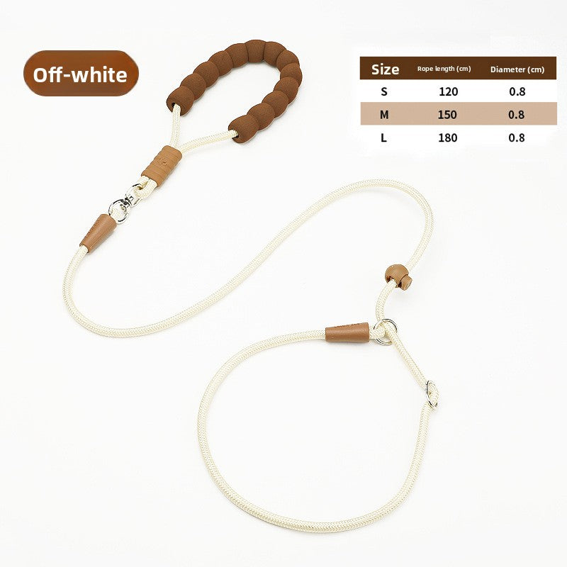 Nylon rope slip lead for dog training, available from Pet Royale UK