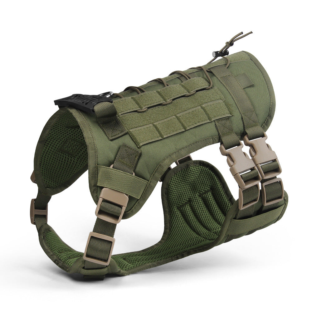 Water-resistant Oxford dog harness vest with reflective strips, product image 20