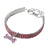 Rhinestone elastic pet collar with charm in White Bone, material detail
