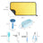 Pet Bath Massage Comb for Dogs and Cats, Loose Hair Remover