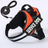Adjustable polyester vest dog harness with 1.5m lead, available from Pet Royale UK