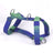 Gradient tactical dog harness vest with neoprene padding in purple and blue, view 13