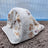 Warm cotton nest for hamsters and small pets, close-up detail view