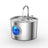 2.2L Stainless Steel Automatic Pet Water Dispenser with Multi-Stage Filter and Quiet Pump