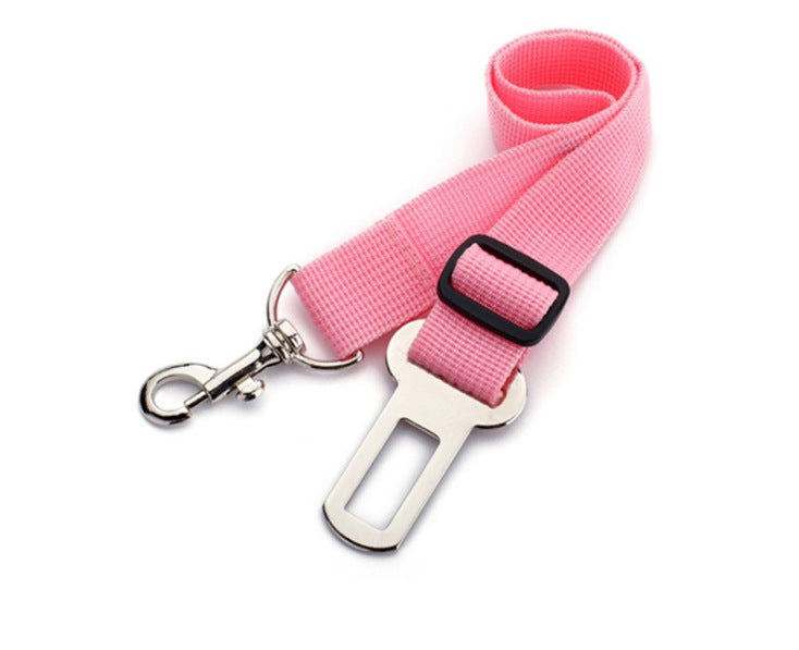 Nylon dog car seat belt lead, ideal for car journeys