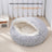 Semi-enclosed shell cat bed with plush lining, main product photo