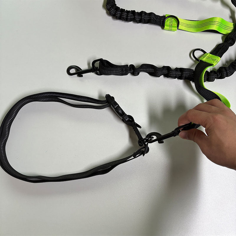 Hands-free dog running lead with waist belt, product photo