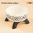 Elevated Pet Food Bowl with Stainless Steel Insert