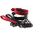 PU leather dog collar and lead set with chain detail, product image 4