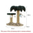 Cat turntable toy with sisal scratching post, photo 8 of 13