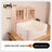 Three-part rabbit toilet set in white, alternative angle view