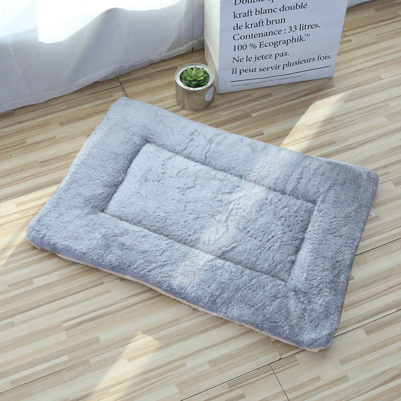 Cotton Linen Pet Bed Mat for Dogs and Cats, Washable Cushion, 32-89cm, 6 Sizes, 13 Prints