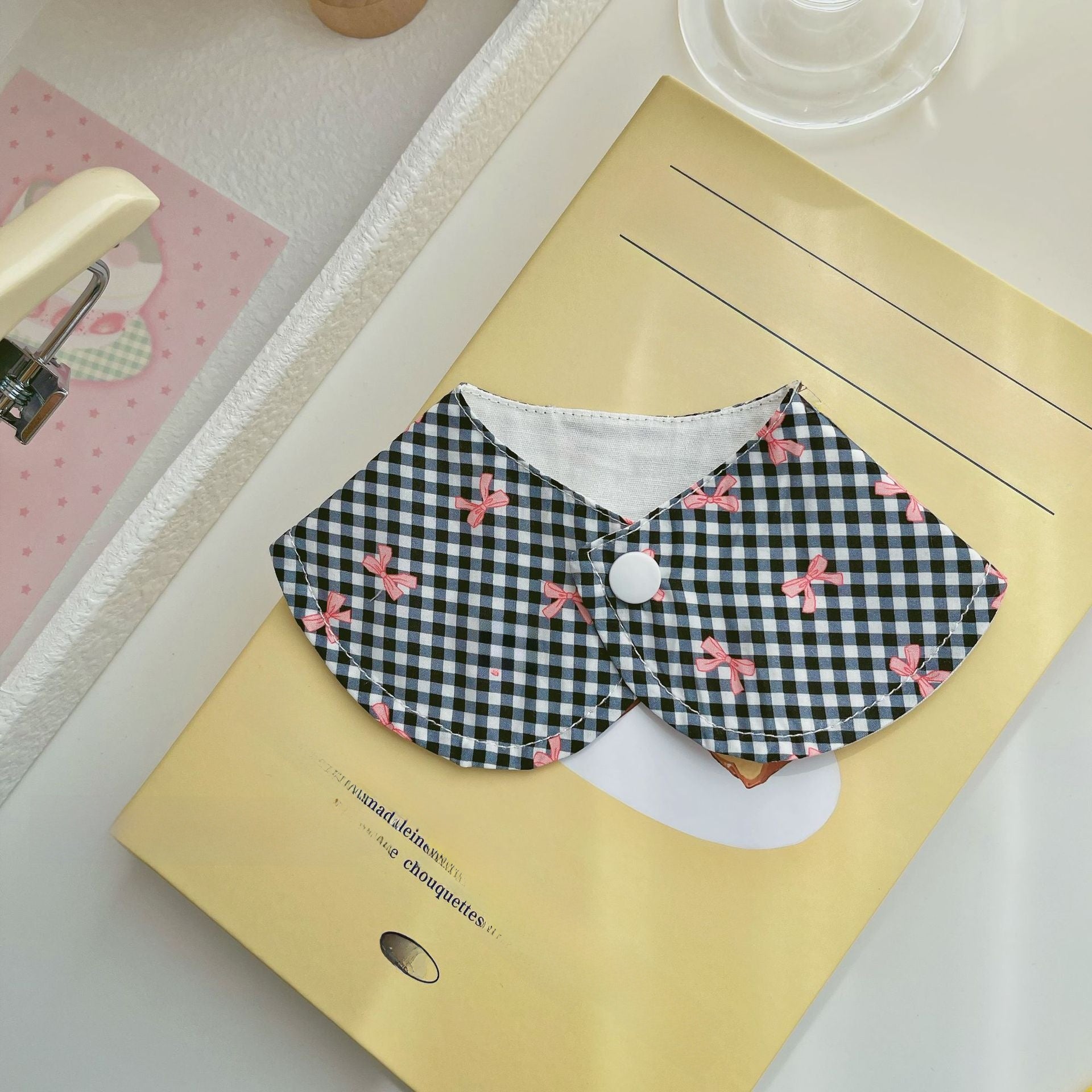 Cotton bow bib scarf for dogs and cats, available in 4 colours, image 16