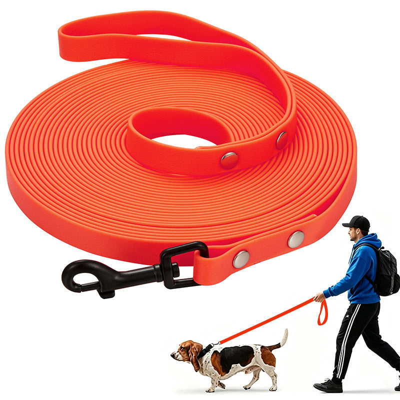 Waterproof PVC dog training lead, 3 sizes available